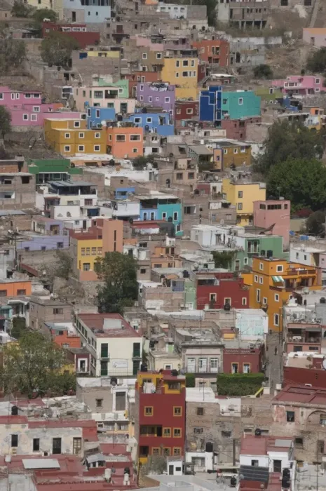 Framed Print : Colourful buildings, Guanajuato, Guanajuato State, Mexico, North America Framed Print : Colourful buildings, Guanajuato, Guanajuato State, Mexico, North America