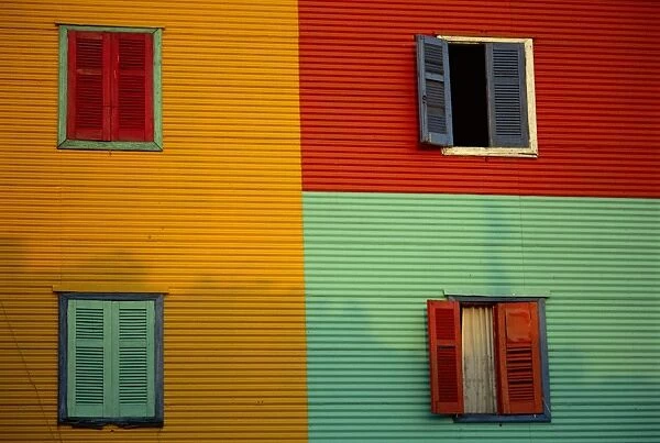 Colourful buildings in La Boca district, Buenos Aires, Argentina