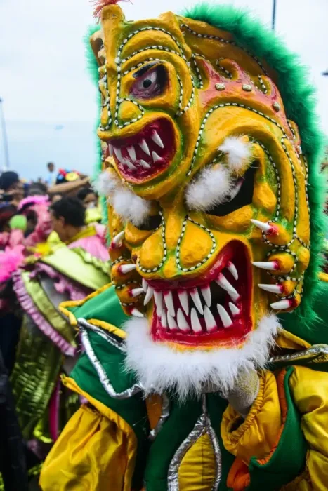 Framed Print : Colourful dressed masked man in the Carneval (Carnival) in Santo Domingo, Dominican Republic, West Indies, Caribbean, Central America Framed Print : Colourful dressed masked man in the Carneval (Carnival) in Santo Domingo, Dominican Republic, West Indies, Caribbean, Central America