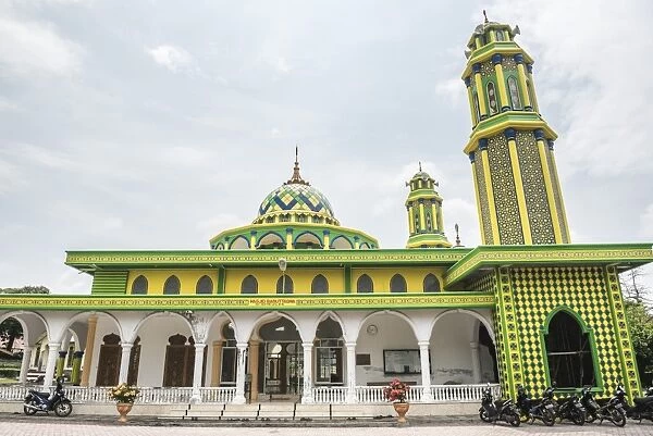 Colourful Mosque near Sabang, Pulau Weh Island, Aceh Province, Sumatra, Indonesia
