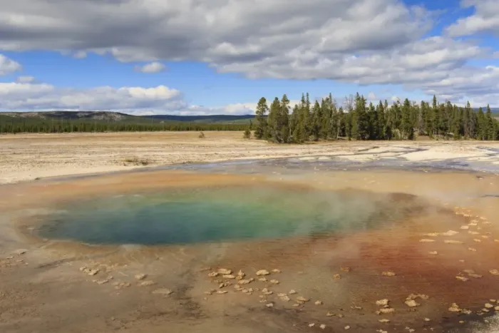 Framed Print : Colourful Pool, Midway Geyser Basin, Yellowstone National Park, UNESCO World Heritage Site, Wyoming, United States of America, North America Framed Print : Colourful Pool, Midway Geyser Basin, Yellowstone National Park, UNESCO World Heritage Site, Wyoming, United States of America, North America