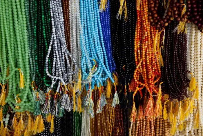 Framed Print : Colourful prayer beads for sale inside Soon U Ponya Shin Paya, located on Sagaing Hill Framed Print : Colourful prayer beads for sale inside Soon U Ponya Shin Paya, located on Sagaing Hill