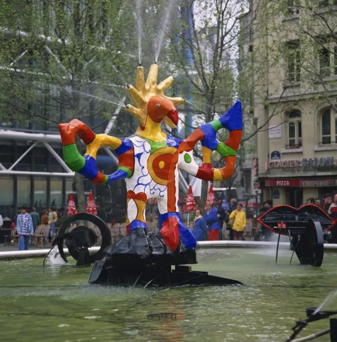 Framed Print : Colourful sculptures of the Tinguely Fountain, Pompidou Centre, Beaubourg Framed Print : Colourful sculptures of the Tinguely Fountain, Pompidou Centre, Beaubourg