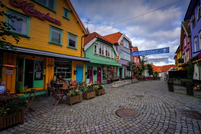Framed Print : Colourful street, Ovre Holmegate, Stavanger, Norway, Scandinavia, Europe Framed Print : Colourful street, Ovre Holmegate, Stavanger, Norway, Scandinavia, Europe