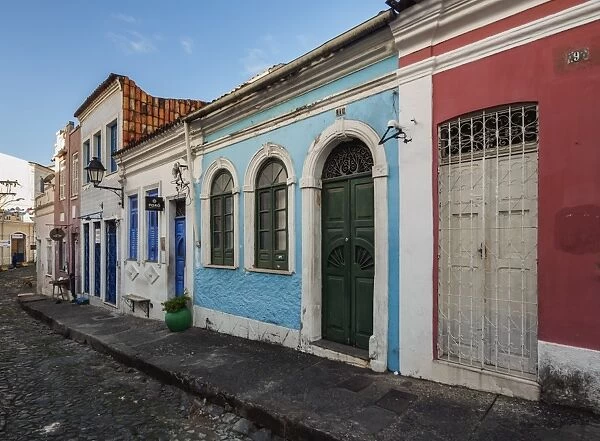 Colourful streets of Carmo, Historic Centre, UNESCO World Heritage Site, Salvador