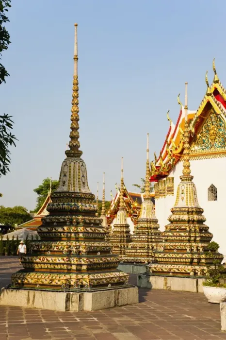 Framed Print : Colourful stupa at Temple of the Reclining Buddha (Wat Pho), Bangkok, Thailand, Southeast Asia, Asia Framed Print : Colourful stupa at Temple of the Reclining Buddha (Wat Pho), Bangkok, Thailand, Southeast Asia, Asia