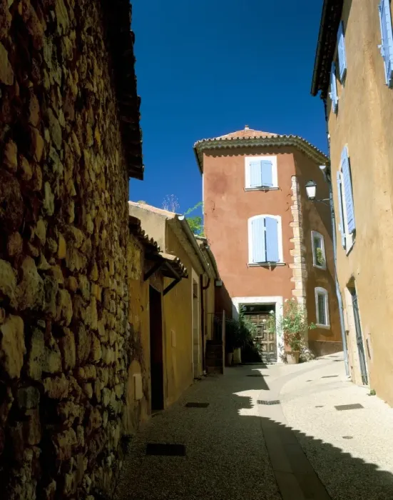Framed Print : Colourful village house, Roussillon, Vaucluse, Cote d Azur, Provence, France, Europe Framed Print : Colourful village house, Roussillon, Vaucluse, Cote d Azur, Provence, France, Europe