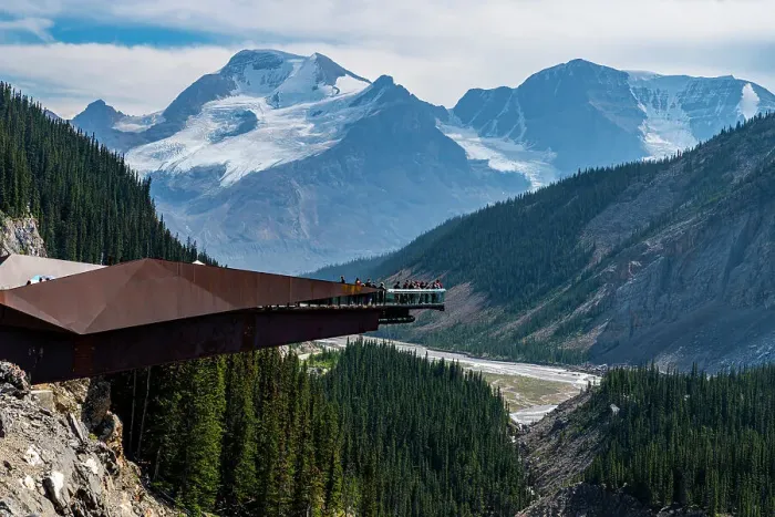 Framed Print : Columbia Icefield Skywalk, Glacier Parkway, Alberta, Canada, North America Framed Print : Columbia Icefield Skywalk, Glacier Parkway, Alberta, Canada, North America