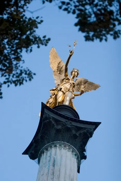 Framed Print : Column of the Angel of Peace (Friedensengel)