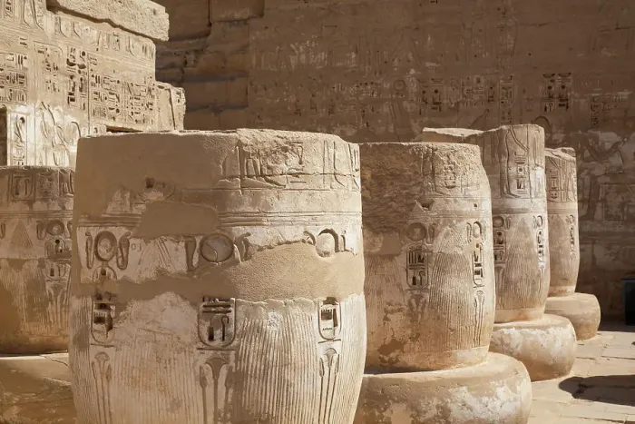 Framed Print : Column Bases, Great Hypostyle Hall, Medinet Habu, Mortuary Temple of Ramesses III, 1187-56 BCE, Ancient Thebes, UNESCO World Heritage Site, Luxor, Egypt, North Africa, Africa Framed Print : Column Bases, Great Hypostyle Hall, Medinet Habu, Mortuary Temple of Ramesses III, 1187-56 BCE, Ancient Thebes, UNESCO World Heritage Site, Luxor, Egypt, North Africa, Africa