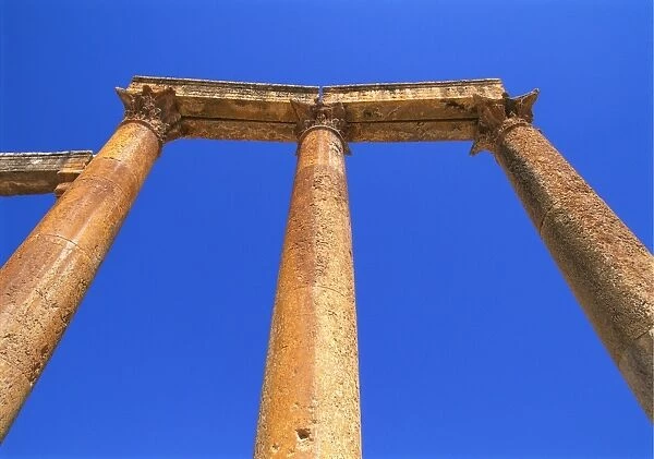 Columns of the Cardo in Jerash, Jordan