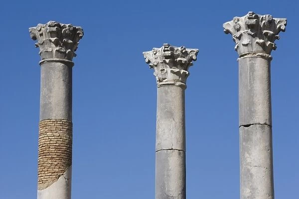 Columns of the ruined Capital building