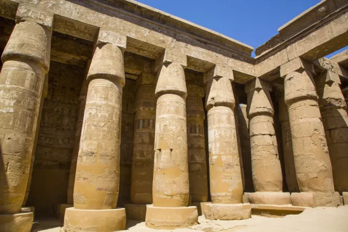 Framed Print : Columns, Temple of Khonsu, Karnak Temple Complex, UNESCO World Heritage Site, Luxor Framed Print : Columns, Temple of Khonsu, Karnak Temple Complex, UNESCO World Heritage Site, Luxor