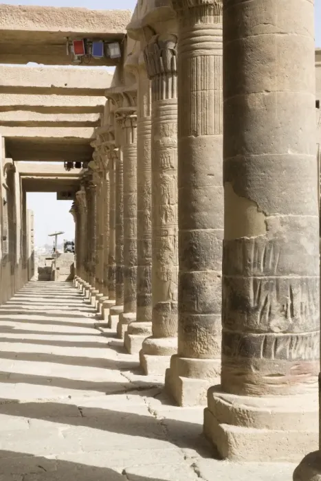 Framed Print : Columns in the temple of Philae Temples, UNESCO World Heritage Site, Nubia Framed Print : Columns in the temple of Philae Temples, UNESCO World Heritage Site, Nubia