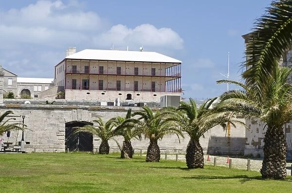 The Commissioners House from the Victualling Yard at the Royal Naval Dockyard