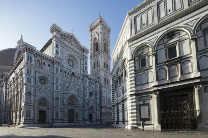 Framed Print : The complex of Duomo di Firenze with ancient Baptistery, Giottos Campanile and Brunelleschis Dome Framed Print : The complex of Duomo di Firenze with ancient Baptistery, Giottos Campanile and Brunelleschis Dome