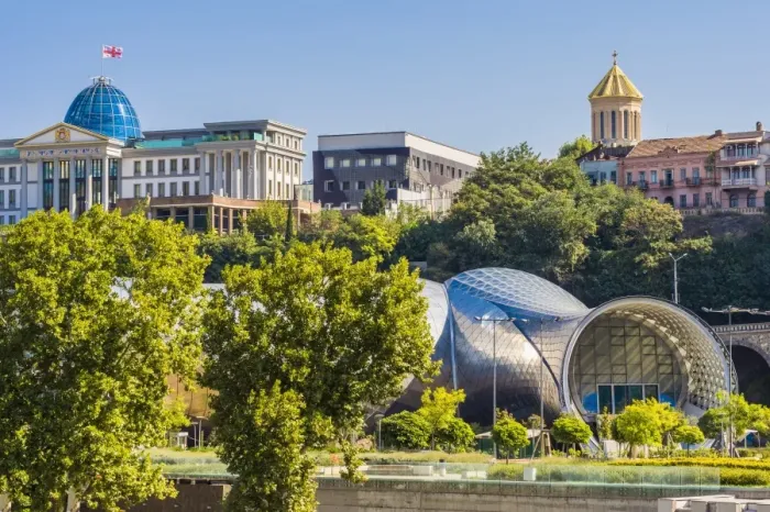 Framed Print : Concert Hall and Exhibition Centre, Presidential Palace, Rike Park, Tbilisi, Georgia Framed Print : Concert Hall and Exhibition Centre, Presidential Palace, Rike Park, Tbilisi, Georgia