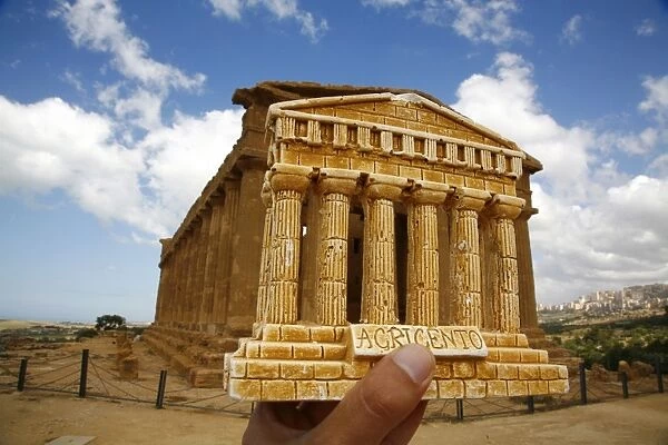 Concordia Temple at the Valley of Temples, Agrigento, UNESCO World Heritage Site