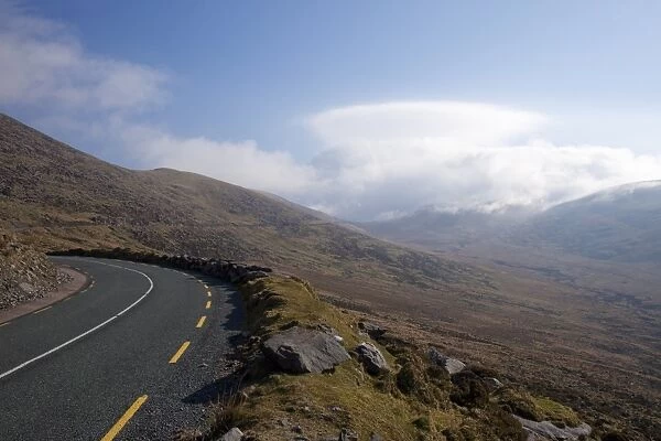 Connor Pass, Dingle Peninsula, County Kerry, Munster, Republic of Ireland, Europe