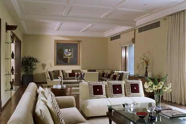 The contemporary home of a wealthy owner from Indias merchant class