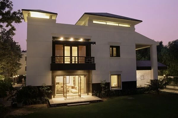 Contemporary home of a wealthy owner from Indias merchant class