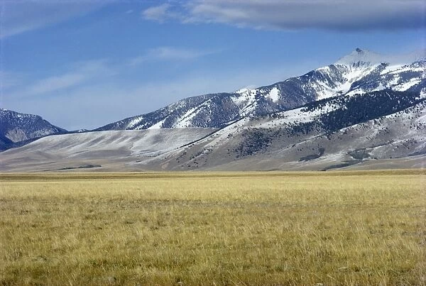 Continental divide near Butte, Montana, United States of America (U