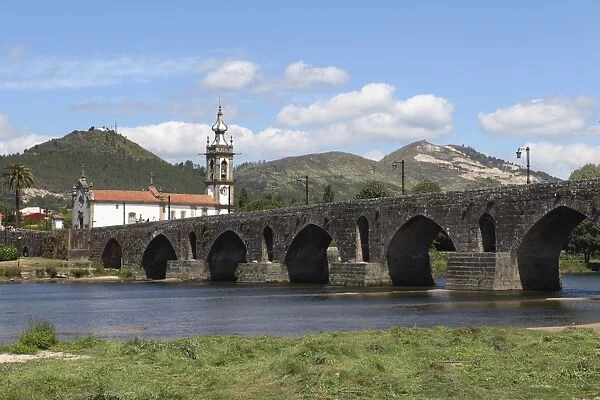 The Convent of St. Antonio church on the far side of the 14th century Old Bridge