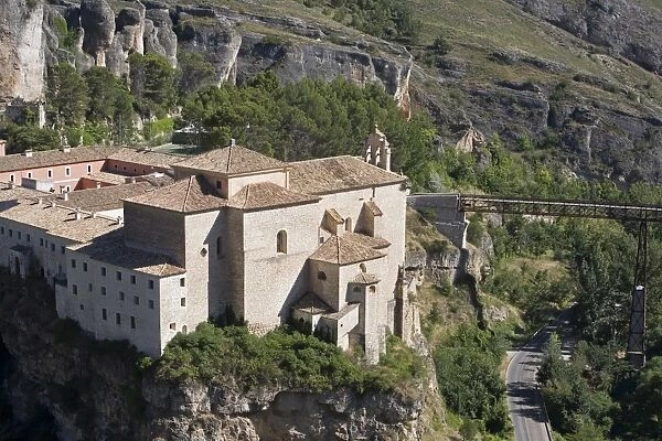 Convento de San Pablo now a Parador de Turismo, Cuenca, Castilla-La Mancha, Spain, Europe