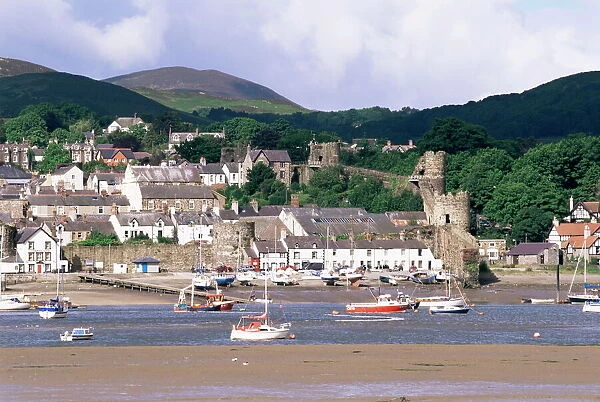 Conwy Town and harbour