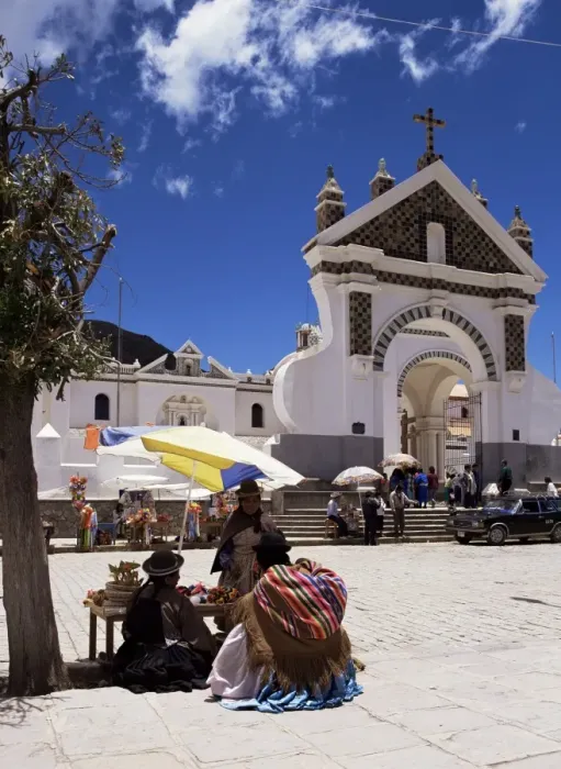 Framed Print : Copacabana, Lake Titicaca, Bolivia, South America