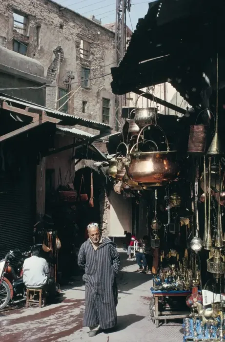 Framed Print : The copper souk Framed Print : The copper souk