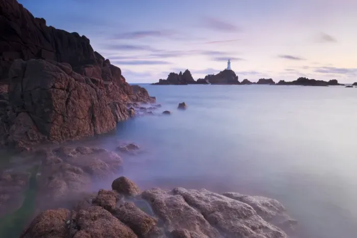 Framed Print : Corbiere Lighthouse, Jersey, Channel Islands, United Kingdom, Europe