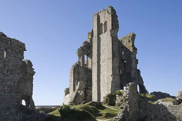 The Keep of Corfe Castle, Corfe, Dorset, England, United Kingdom, Europe