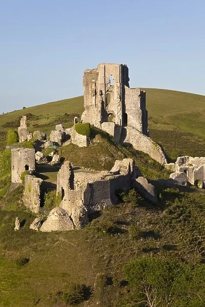 Corfe Castle, Corfe, Dorset, England, United Kingdom, Europe