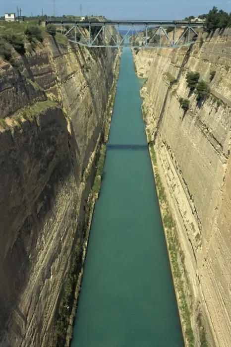 Framed Print : The Corinth Canal, Peloponnese, Greece, Europe Framed Print : The Corinth Canal, Peloponnese, Greece, Europe