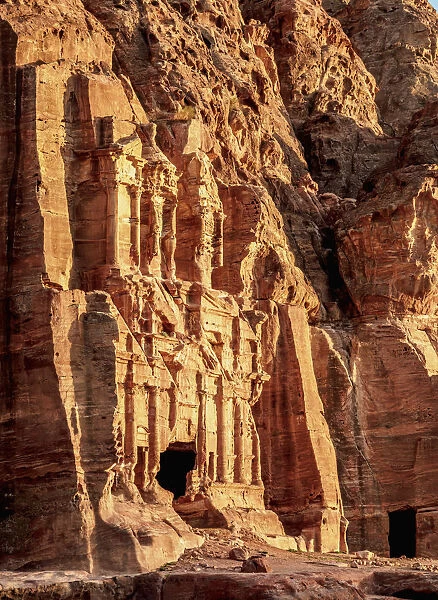 Corinthian Tomb, Petra, UNESCO World Heritage Site, Ma an Governorate, Jordan, Middle