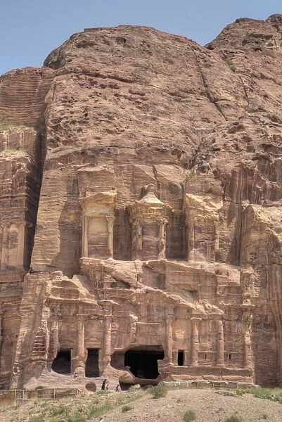 Corinthian Tomb, Royal Tombs, Petra, UNESCO World Heritage Site, Jordan, Middle East