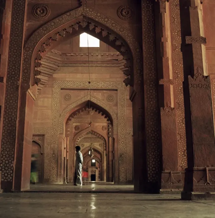 Framed Print : Corridor in the mosque Framed Print : Corridor in the mosque