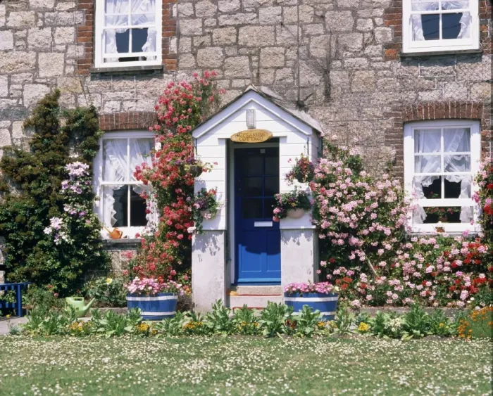 Framed Print : Cottage at Charlestown, Cornwall, England, United Kingdom, Europe Framed Print : Cottage at Charlestown, Cornwall, England, United Kingdom, Europe