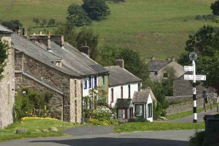 Framed Print : Cottages in the centre of Hesket Newmarket, John Peel Country, Cumbria, England, United Kingdom, Europe Framed Print : Cottages in the centre of Hesket Newmarket, John Peel Country, Cumbria, England, United Kingdom, Europe