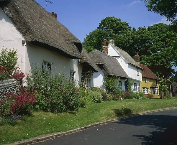 Cottages at Wendens Ambo, Essex, England, United Kingdom, Europe