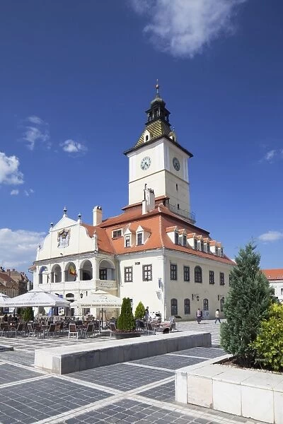 Council House in Piata Sfatului, Brasov, Transylvania, Romania, Europe