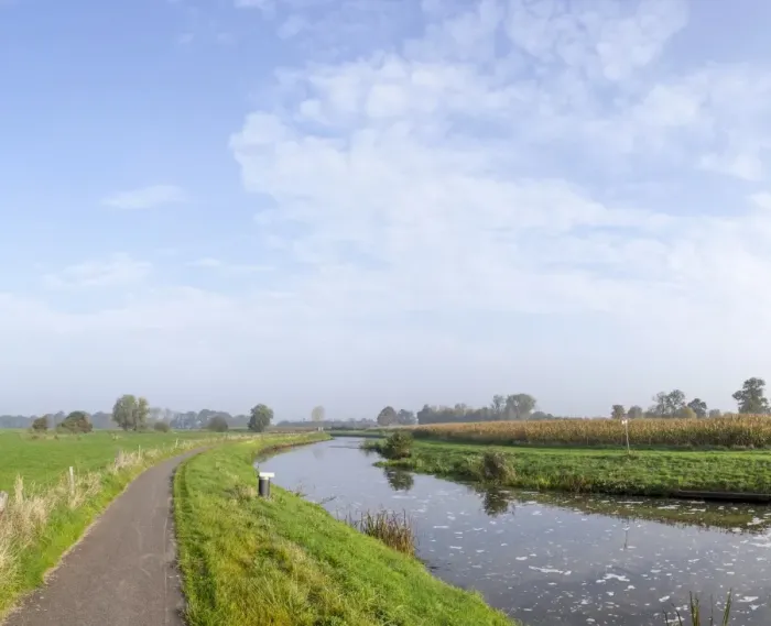 Framed Print : Countryside cycle path along the River Mark, Breda, North Brabant, The Netherlands (Holland), Europe Framed Print : Countryside cycle path along the River Mark, Breda, North Brabant, The Netherlands (Holland), Europe