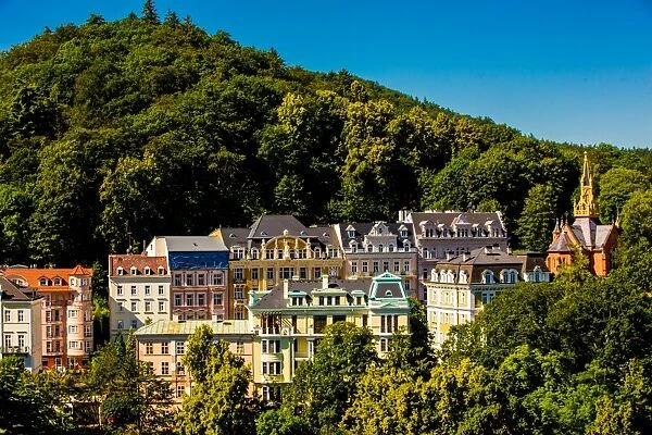 The countryside of the West Bohemian Spa triangle outside of Karlovy Vary, Bohemia