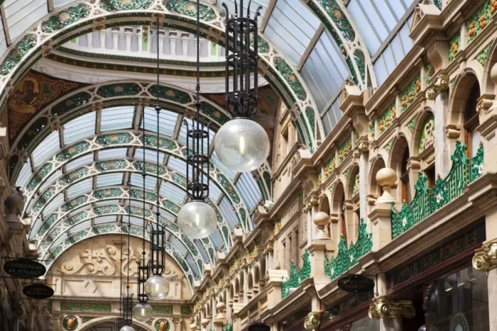 Framed Print : The County Arcade in the Victoria Quarter, Leeds, West Yorkshire, Yorkshire, England, United Kingdom, Europe Framed Print : The County Arcade in the Victoria Quarter, Leeds, West Yorkshire, Yorkshire, England, United Kingdom, Europe