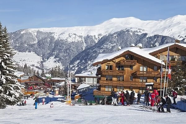 Courchevel 1850 ski resort in the Three Valleys (Les Trois Vallees), Savoie