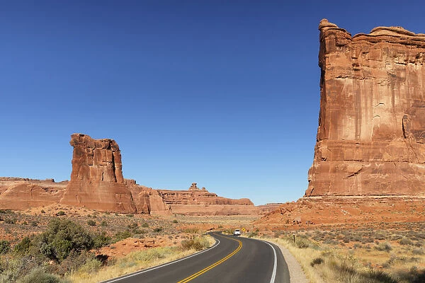 Courthouse Tower, Arches National Park, Utah, United States of America, North America