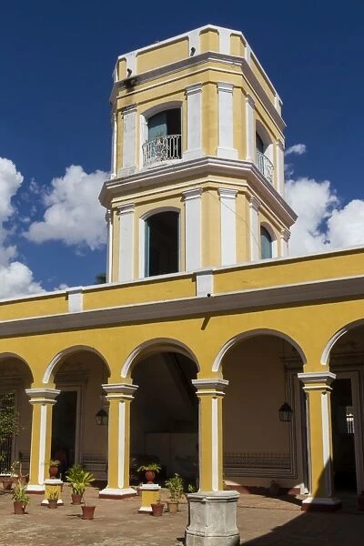 Courtyard of Cantero Palace, Trinidad, UNESCO World Heritage Site, Cuba, West Indies, Caribbean, Central America