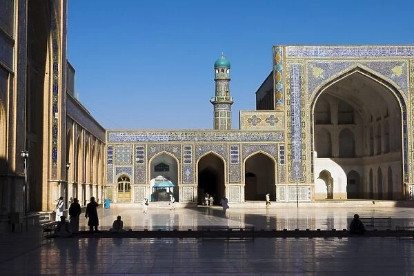 The courtyard, Friday Mosque (Masjet-e Jam), Herat, Afghanistan, Asia