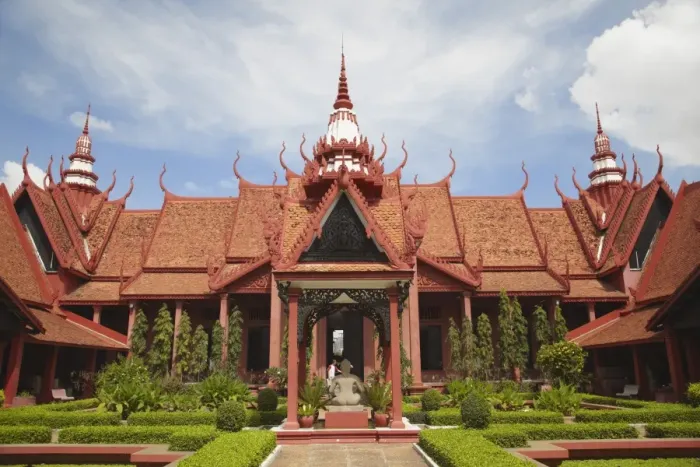 Framed Print : Courtyard of National Museum, Phnom Penh, Cambodia, Indochina, Southeast Asia, Asia Framed Print : Courtyard of National Museum, Phnom Penh, Cambodia, Indochina, Southeast Asia, Asia